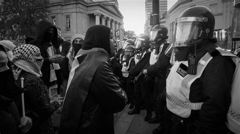 Still fighting the natives: A march for Palestine in London.